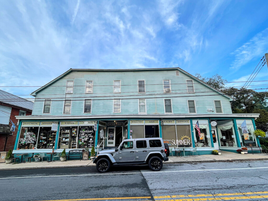 You'll find historical buildings filled with boutiques and shops in Sykesville